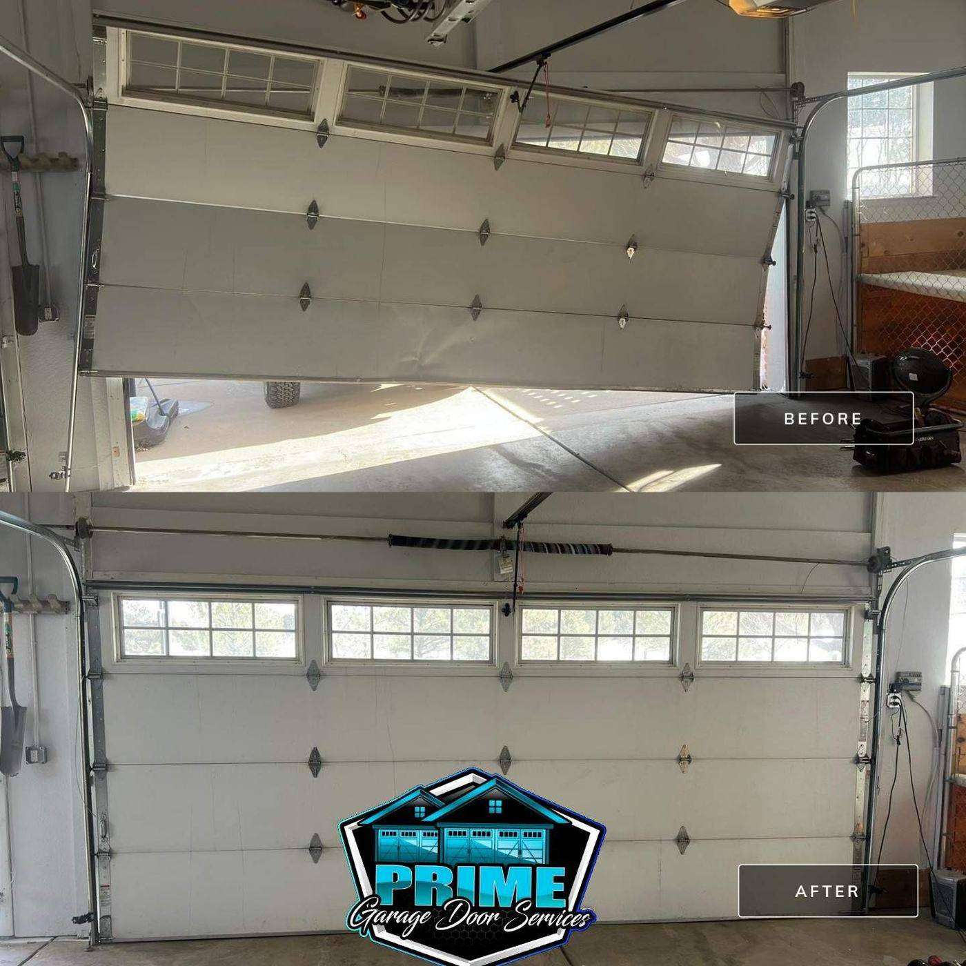Prime Garage Door Services completed garage door repair